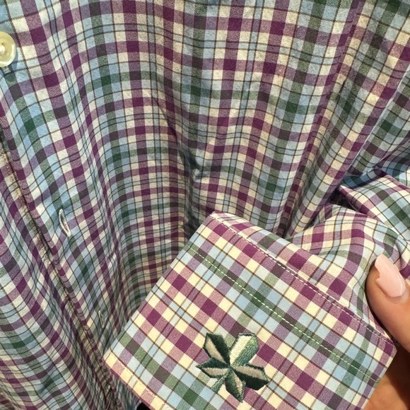 Peter Millar Summer Comfort Mens Long Sleeve Paid Button Front Shirt
Sz M - Picture 2 of 5